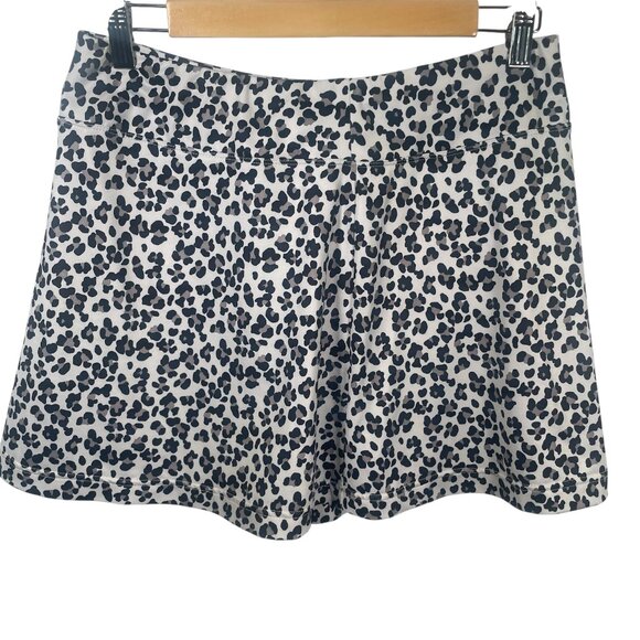Jofit Leopard Print Skort Womens Medium Golf Tennis Pickleball Shorts Pockets - Picture 1 of 4